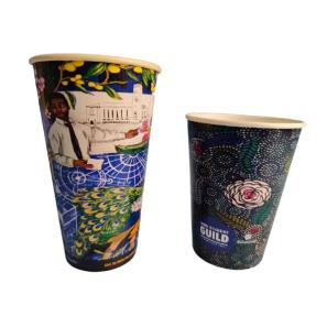 Plastic-free water-based single wall paper cup