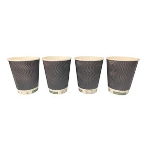 Eco-friendly ripple wall water-based cup