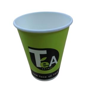 8oz custom printed aqueous coating paper cold cups with dome lid