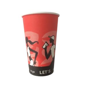12oz aqueous barrier coated paper cups for iced coffee and smoothies